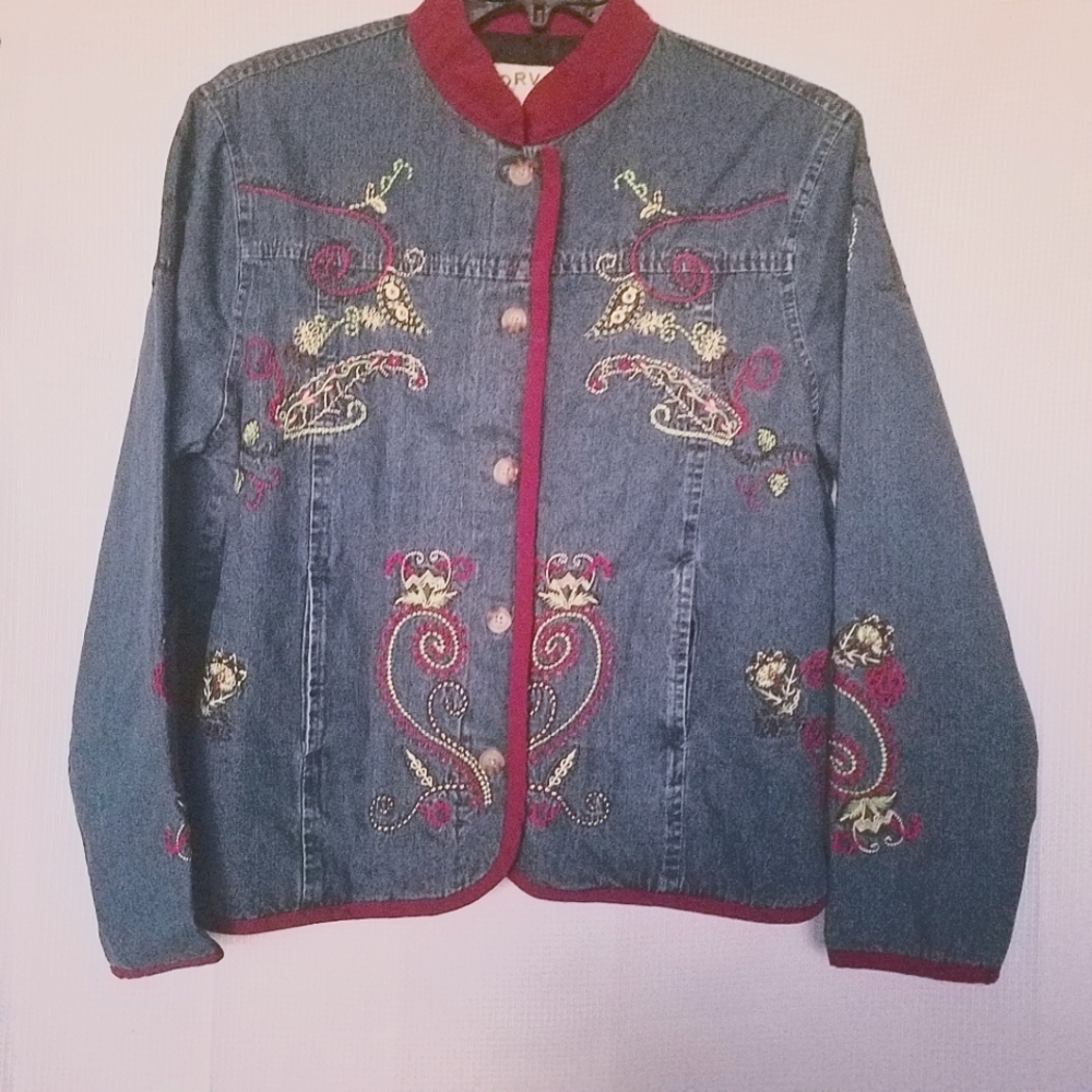 Orvis Embroidered jacket large